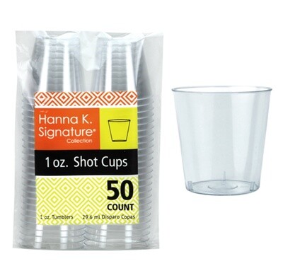 Shop 1 oz shot cups at Party Razzle. Perfect for parties, tastings, cocktails, desserts, and event serving. Durable disposabl