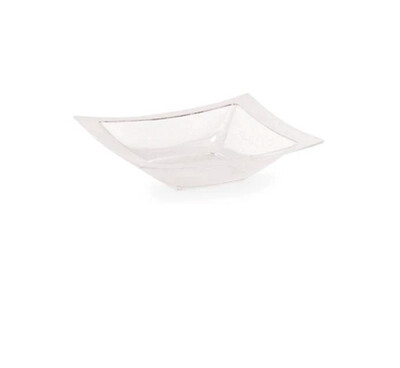Clear rectangular plates &amp; bowls 10ct