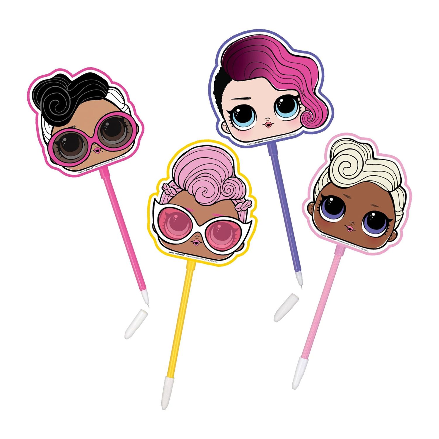 L.O.L. Surprise! Together 4-Eva Plastic Pens, 8ct
