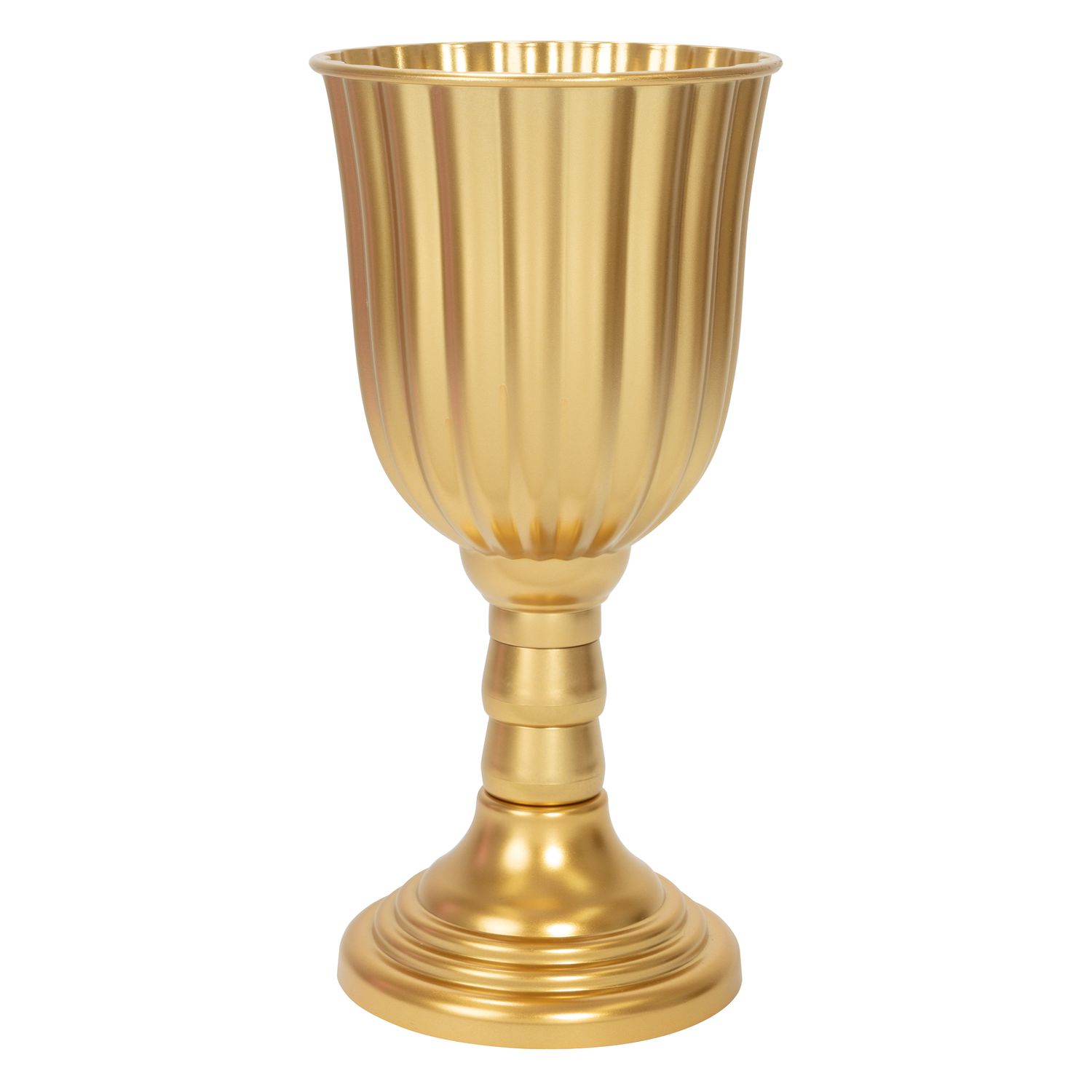 Plastic Urn Planter 7¼" x 17¾", Color: Gold