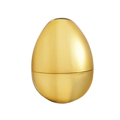 Gold Fillable Easter Egg  3in x 4in Plastic Egg