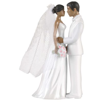 Cake Topper African American Couple