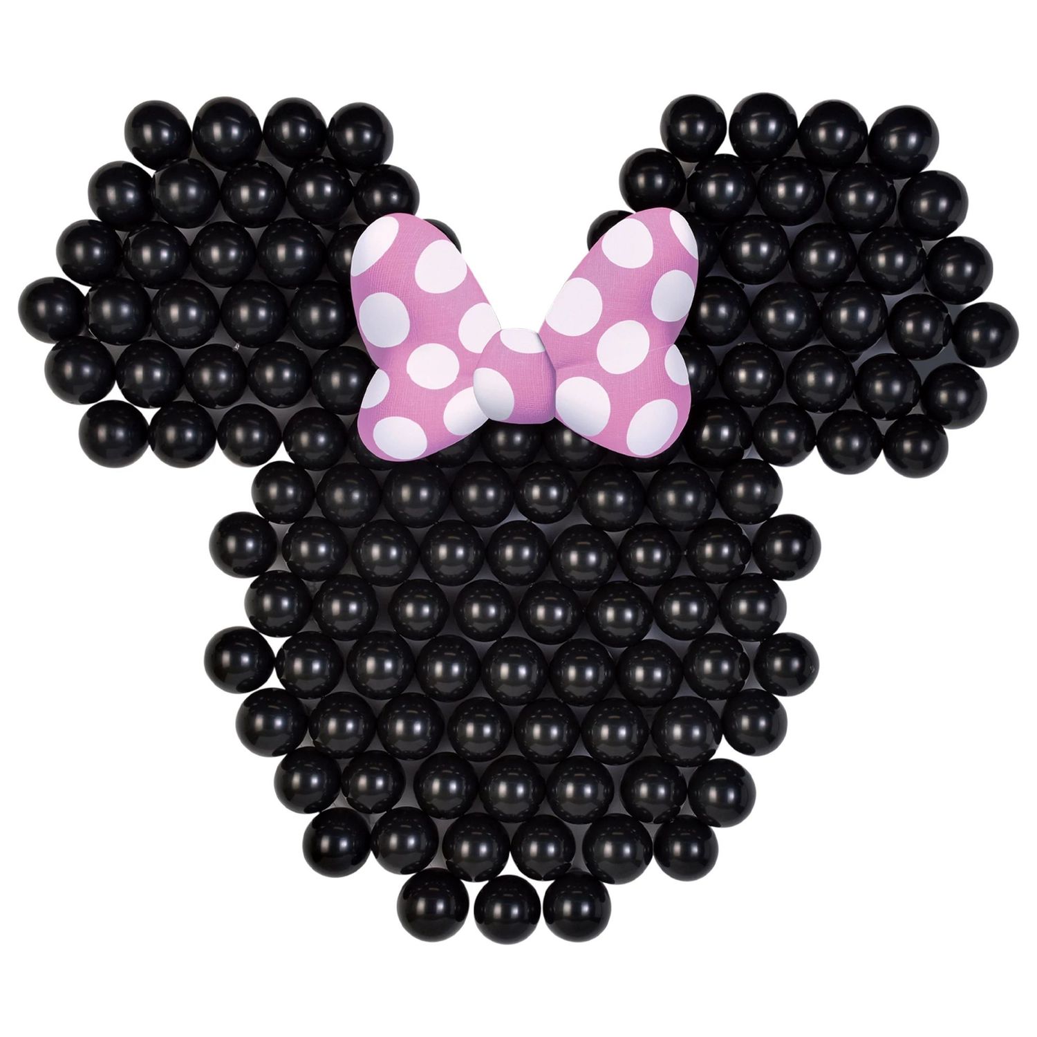 Air-Filled Minnie Mouse Sculpted Balloon Backdrop Kit