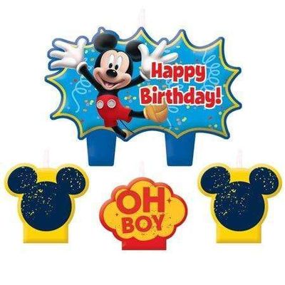 Mickey Mouse 'Fun and Friends' Mini Candle Set (4pc)