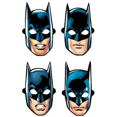 Bat Man Masks 8ct