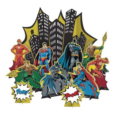 Justice League Heroes Unite Table Decorating Kit 11pc