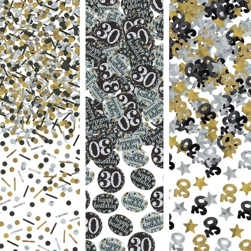 30th Birthday Confetti - Sparkling Celebration