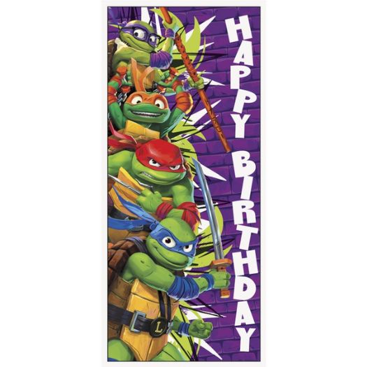 TMNT Mutant Mayhem Door Poster 27" x 60"