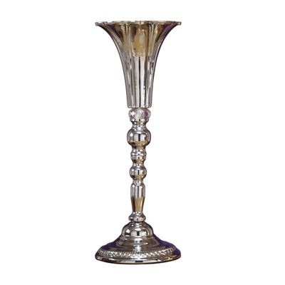 17" X 6 " METAL TULIP VASE, 1 PC/BOX