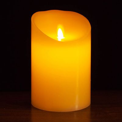 LED WAX SWINGING CANDLE, 1 PC/BOX-IVORY