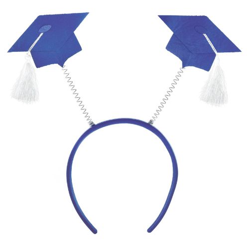 Blue Graduation Cap Head Bopper