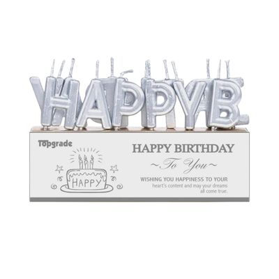 Happy Birthday Letter Candles
