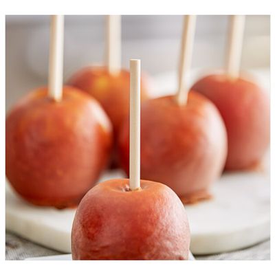 Compostable 5" Extra-Thick Round Wooden Skewer - 100/Bag