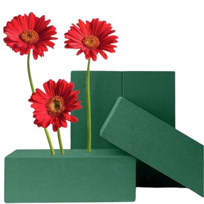 Floral Foam Brick for Fresh Flowers 8.9" x 4.1" x 2.6" | Green Wet Floral Foam