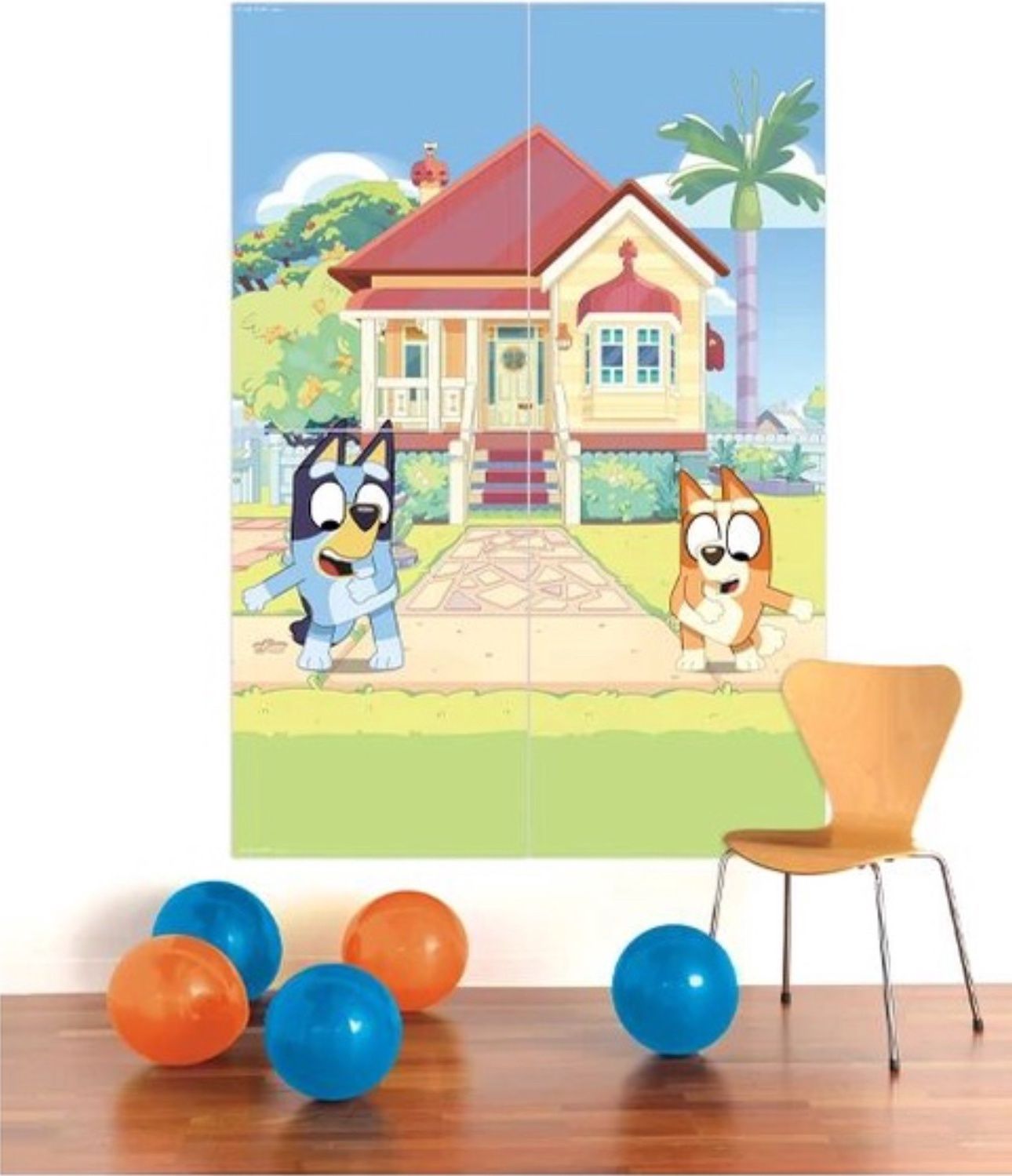 Bluey Paper Photo Booth Kit, 4.6ft x 6.7ft