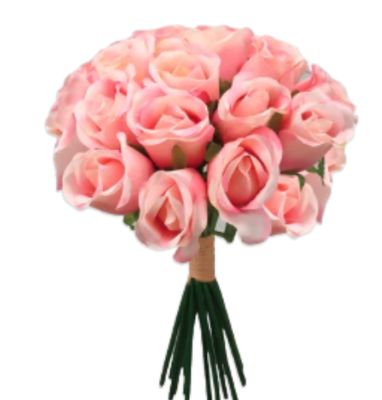18 HEAD ROSE BOUQUET 12"H