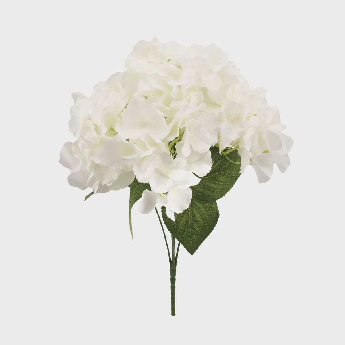 19" HYDRANGEA BUSH, Color: WHITE