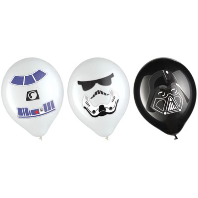 6ct, 12in, Star Wars Galaxy of Adventures Latex Balloon Decorating Kit