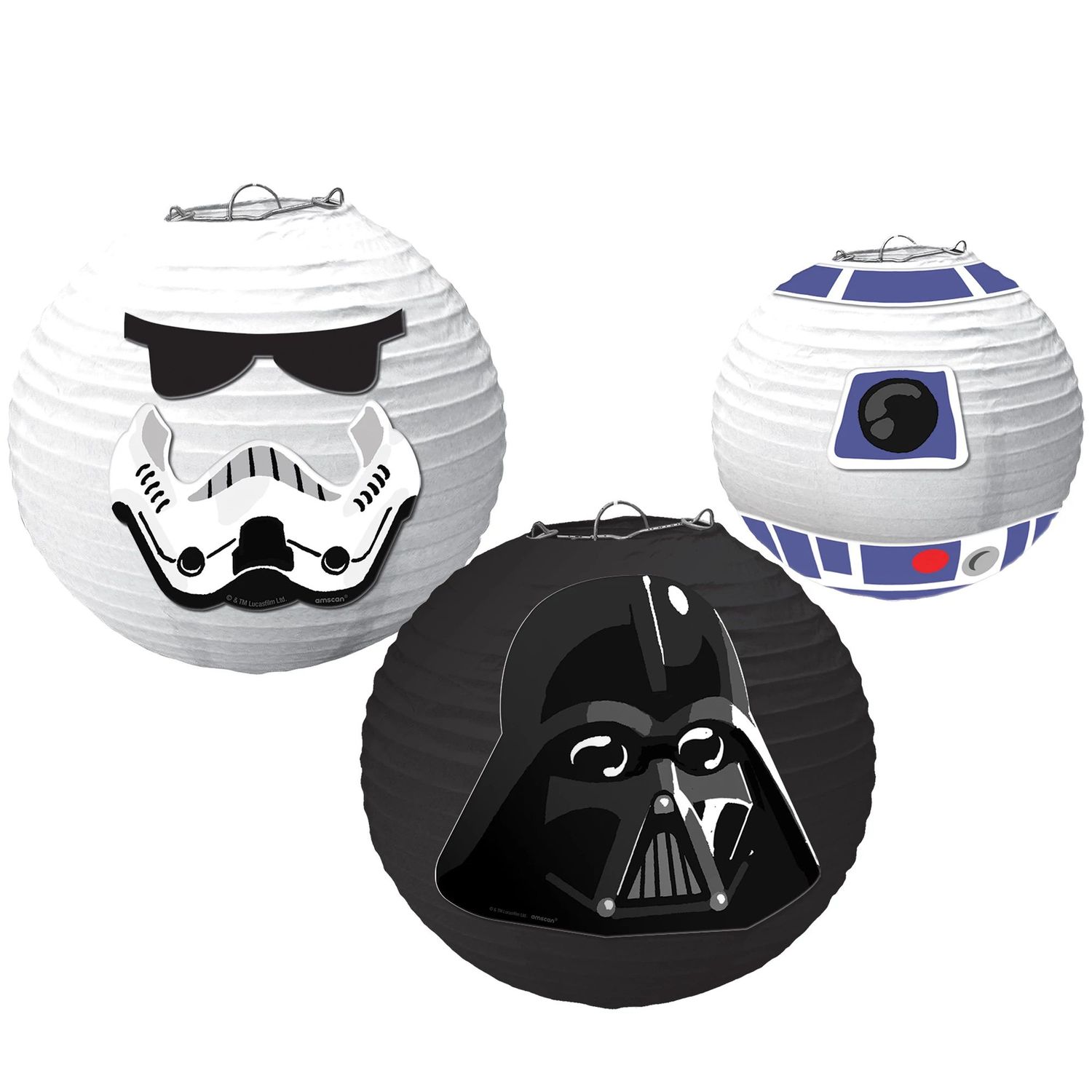 Star Wars Galaxy of Adventures Paper Lanterns, 3ct