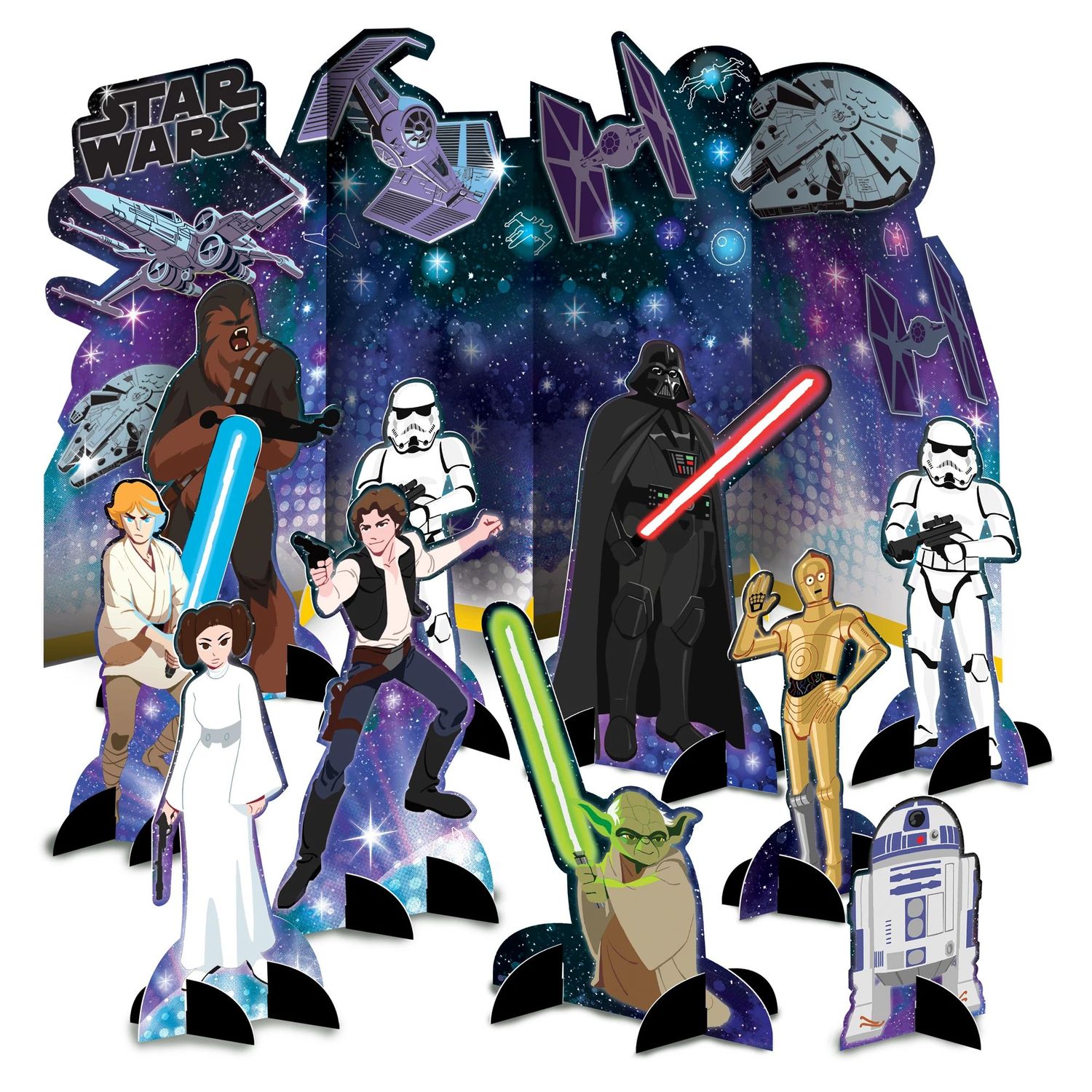 Star Wars Galaxy of Adventures Table Decorating Kit, 11pc