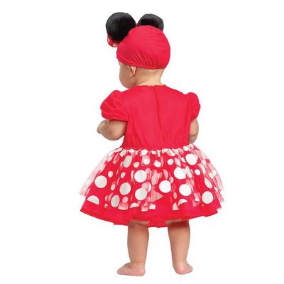 Disney Baby Minnie Mouse Red Posh Dress Infant Costume – 12–18 Months