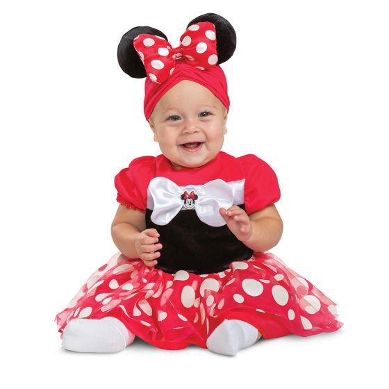 Disney Baby Minnie Mouse Red Posh Dress Infant Costume – 12–18 Months, Size: 12-18M