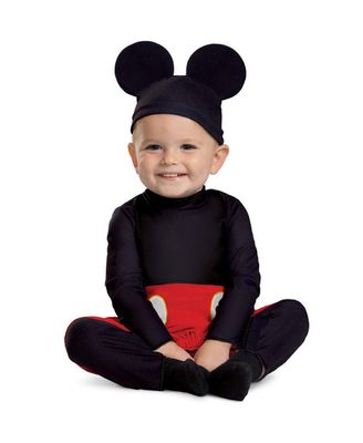 Disney Baby Mickey Mouse Red Posh Jumpsuit Disney Baby Mickey Mouse Red Posh Jumpsuit