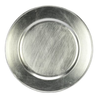 13" ROUND PLASTIC PLAIN CHARGER PLATE