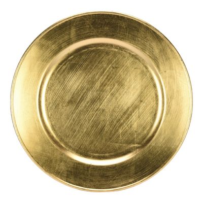 13" ROUND PLASTIC PLAIN CHARGER PLATE