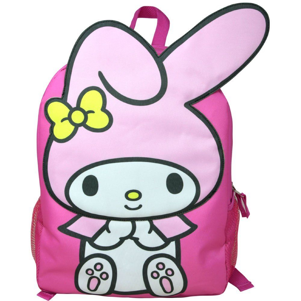 Hello Kitty My Melody Front Body 16" Backpack with ears