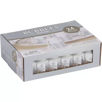 Silver Cross Mini Bubbles 24ct