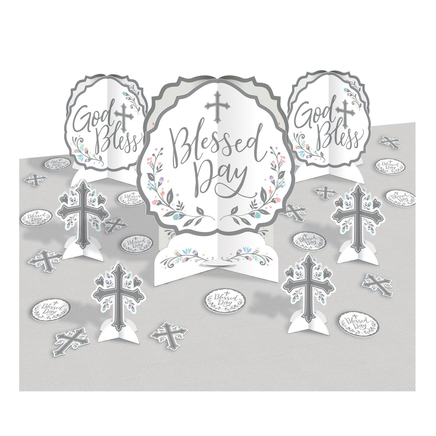 Silver Cross Holy Day Table Decorating Kit