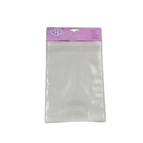 Archival Bags – 6" x 8", 30pcs/Bag