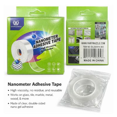 Nanometer Adhesive Clear double-sided Tape