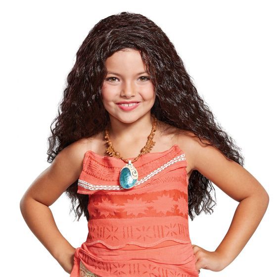 Moana Deluxe Child Wig – Long Wavy Costume Wig