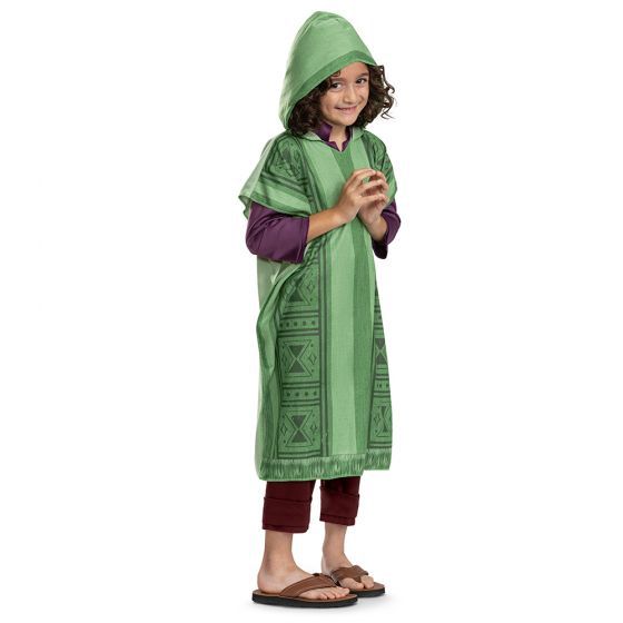 Bruno Madrigal Classic Costume – Jumpsuit &amp; Hooded Poncho, Size: S