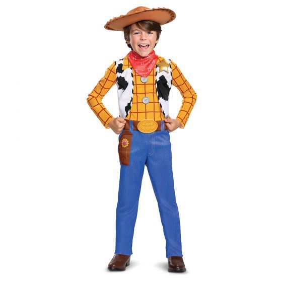 Woody Classic Costume | Toy Story Jumpsuit with Hat &amp; Accessories, Size: 3T-4T