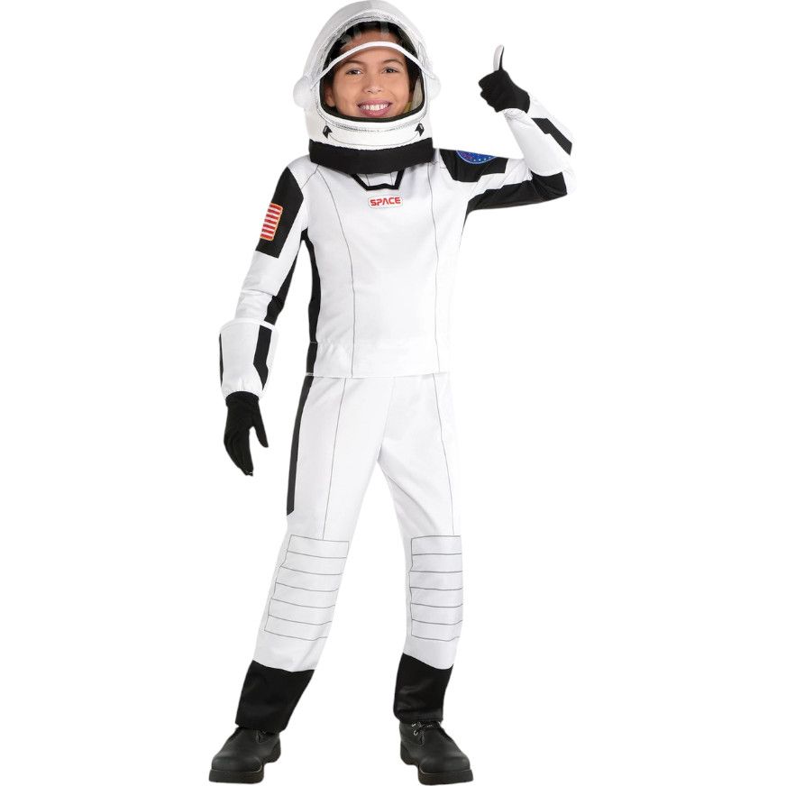 In Flight Space Suit Astronaut Costume, SIZE CHECK: S(4-6)
