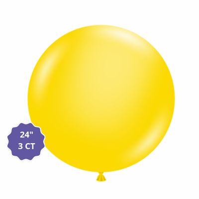 24" Tuftex latex balloons 3ct per bag