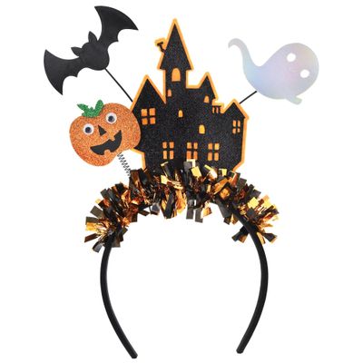 Glitter Haunted House Head Bopper
