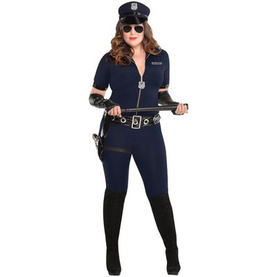 Adult Stop Traffic Sexy Cop Costume