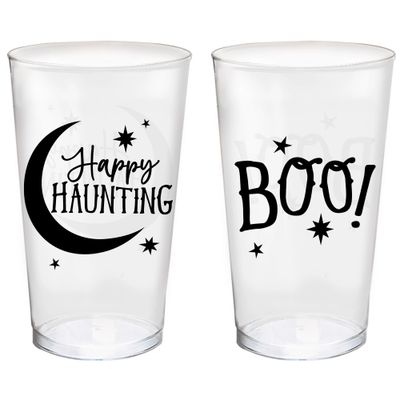 Classic Black &amp; White Printed Tumblers, Asst. 10ct