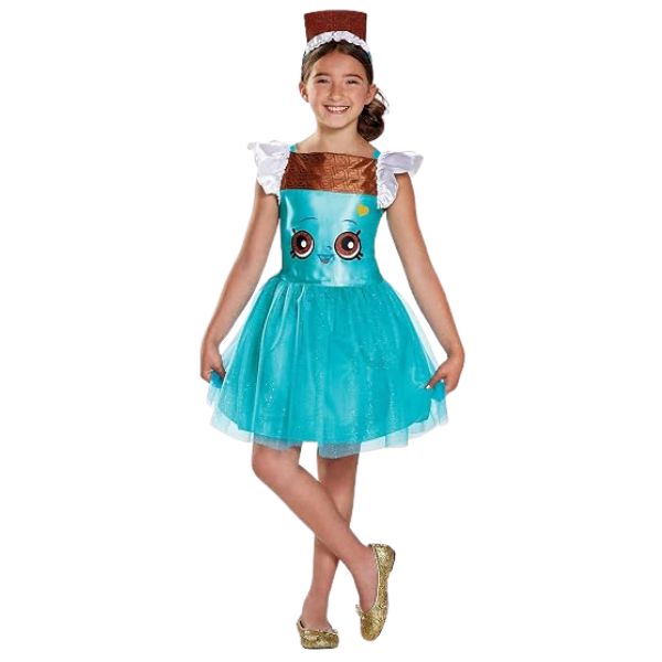 Cheeky Chocolate Classic Shopkins Costume – Medium (7-8), Size: M(7-8)