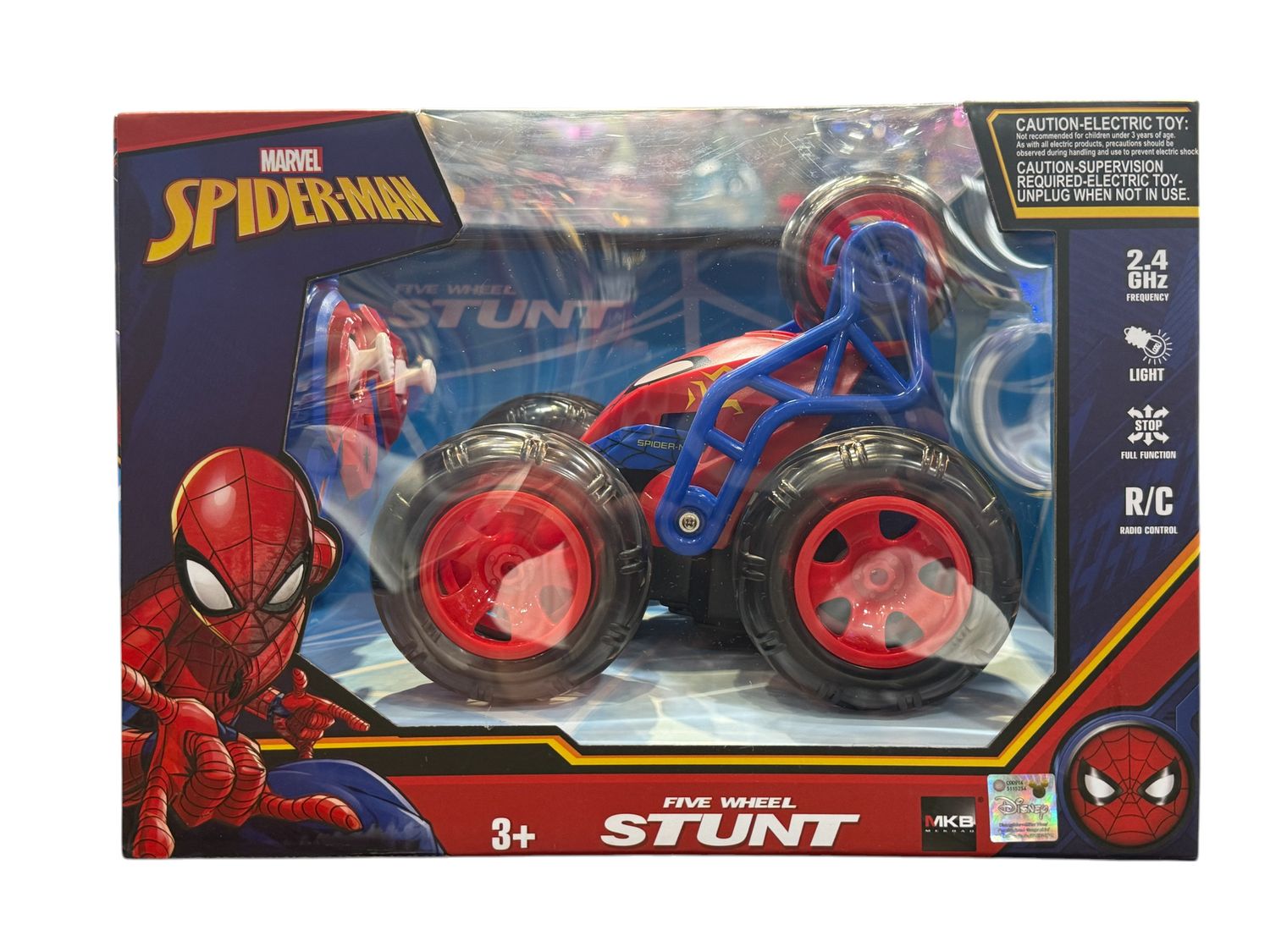 Spiderman Stunt Car with Remote Control