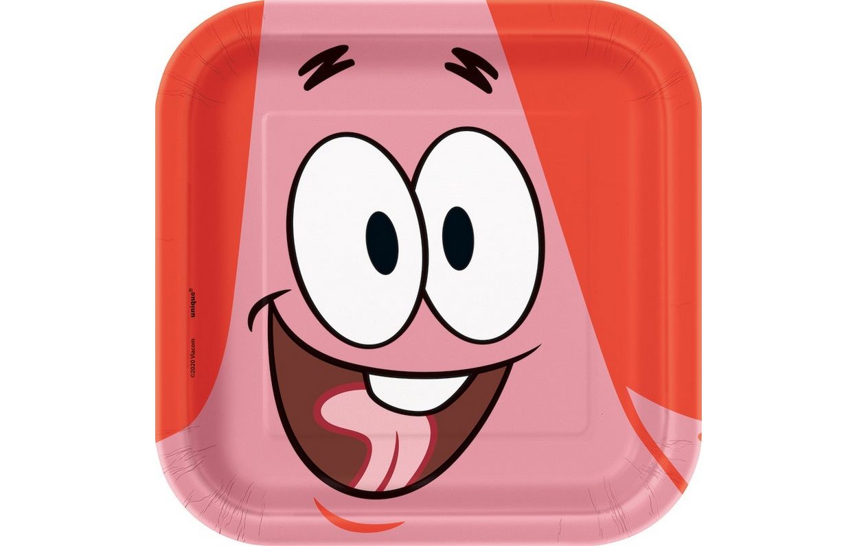SpongeBob SquarePants Square 7" Dessert Plates  8ct