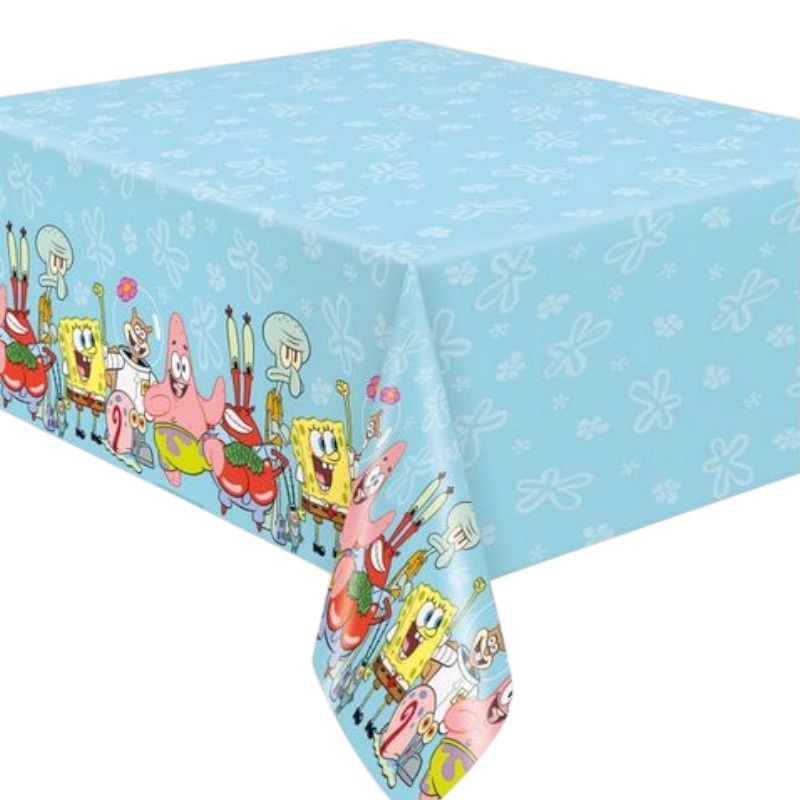 SpongeBob SquarePants Rectangular Plastic Table Cover  54" x 84"