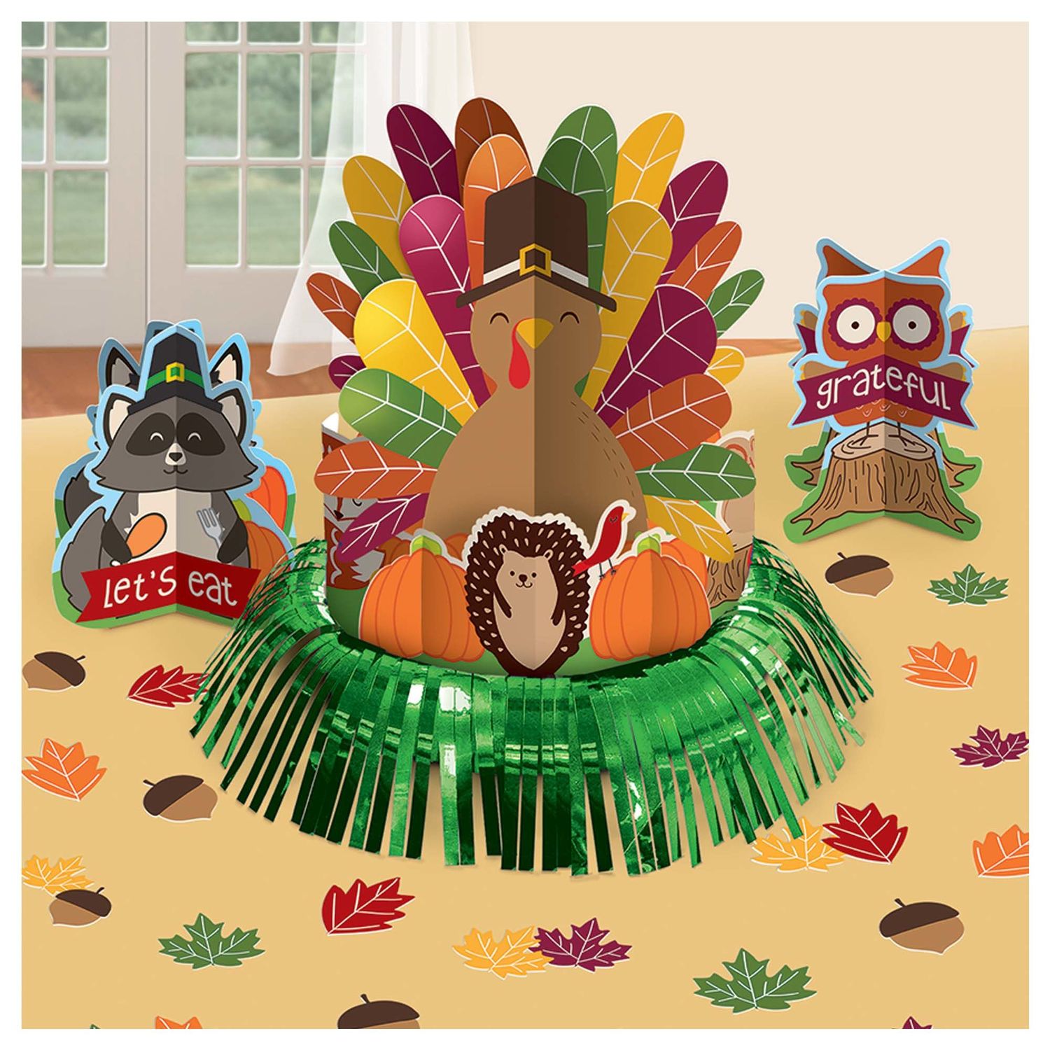 Gobble Gobble Thanksgiving Table Decorating Kit 23pc