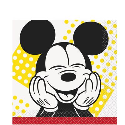 Disney Mickey Mouse Beverage Napkins 16ct