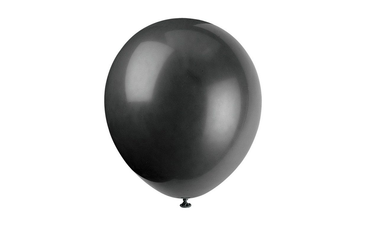 9" Latex Balloons (20ct) - Jet Black