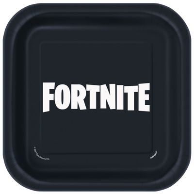 Fortnite Square 7" Dessert Plates – 8 Ct